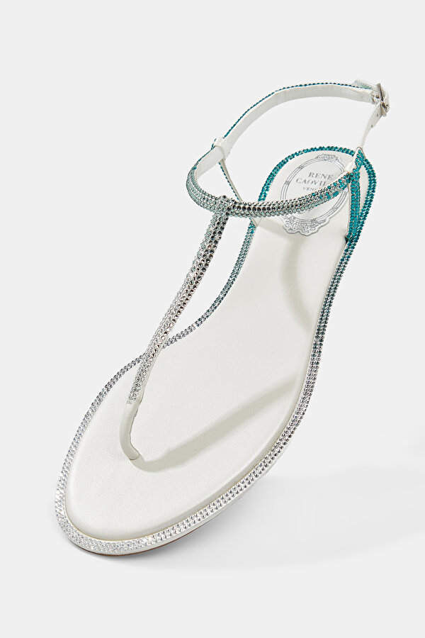 EMERALD LEATHER SANDALS 6