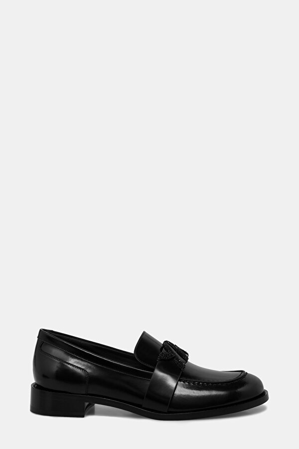 BLACK LEATHER SHOES