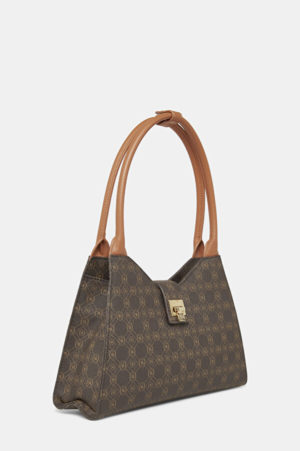 TAN MONOGRAM BAG 2