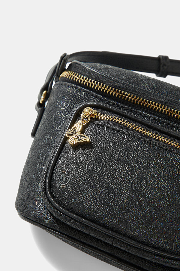 BLACK MONOGRAM BAG 6