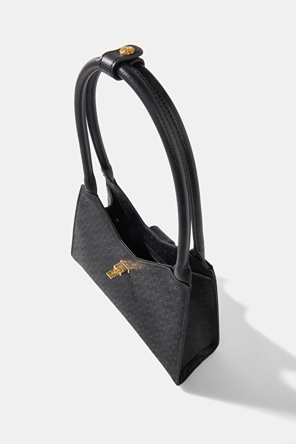 BLACK MONOGRAM BAG 6