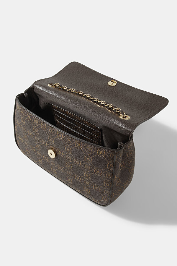 BEIGE MONOGRAM BAG 7