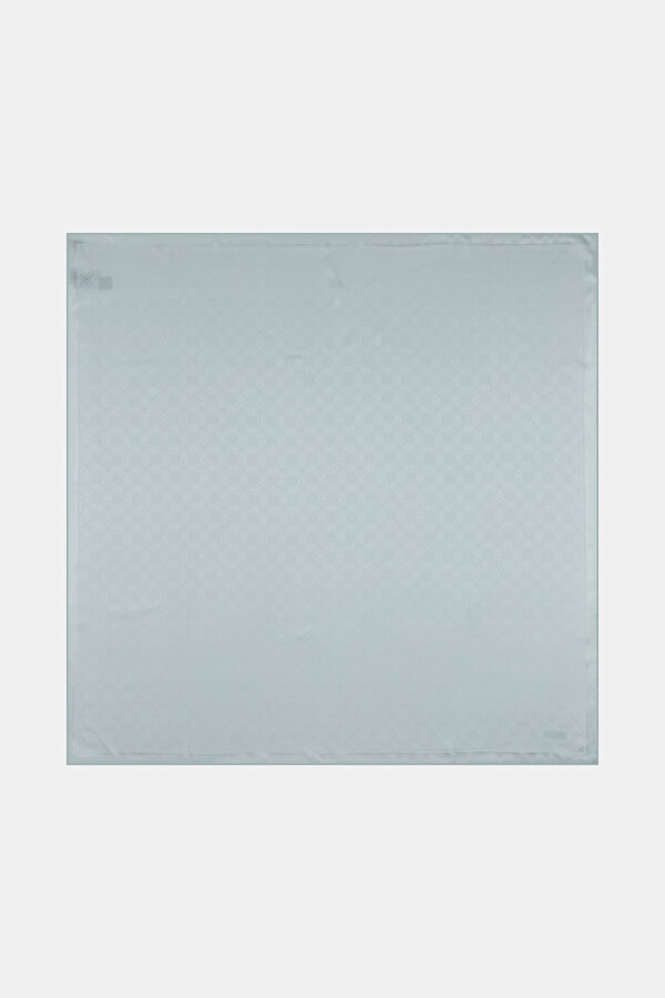 LIGHT GREY JACQUARD JAQUARD SCARF