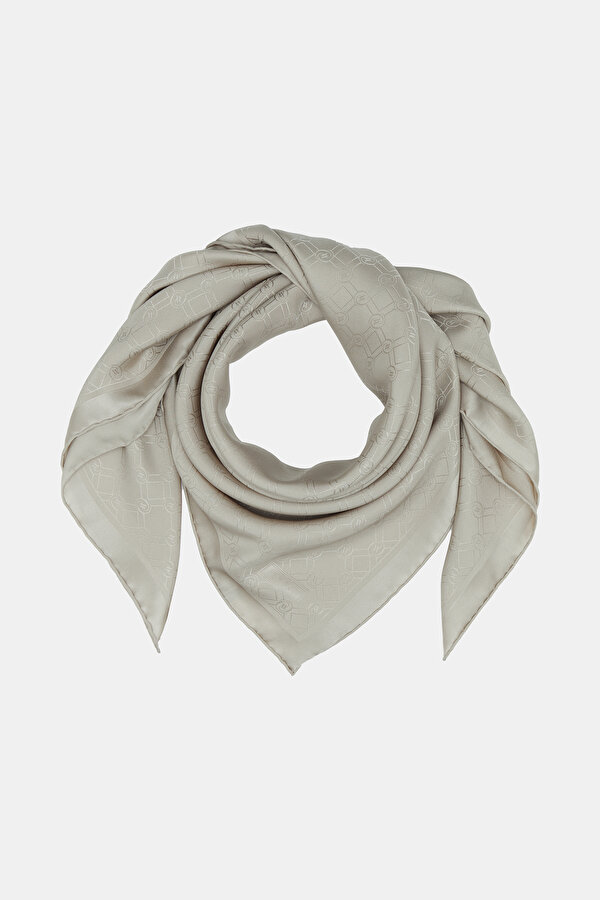 MINK JACQUARD JAQUARD SCARF 2