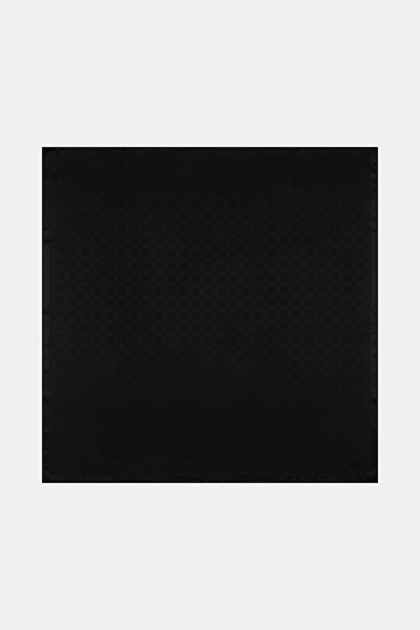 BLACK JACQUARD JAQUARD SCARF