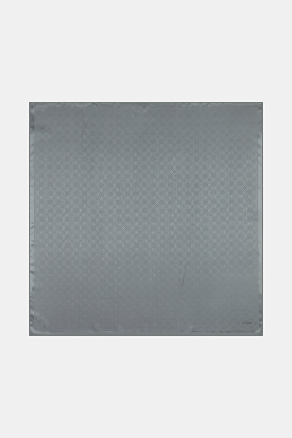 ANTHRACITE JACQUARD JAQUARD SCARF