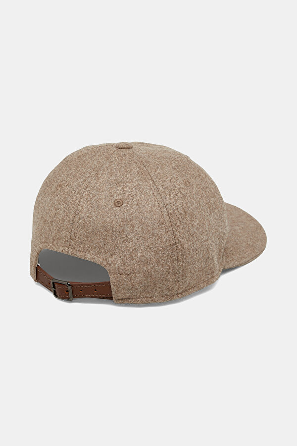 MINK PLAIN FLANNEL WOOL HAT 2