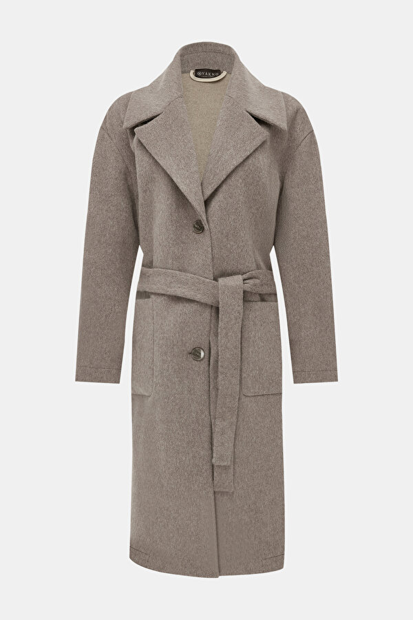 MINK WOOL OVERCOAT