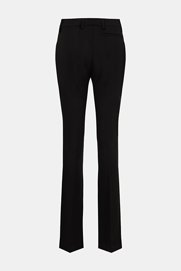 BLACK STRAIGHT CUT TROUSERS 2