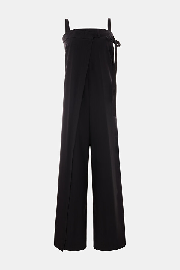 BLACK WOOL JUMPSUİT