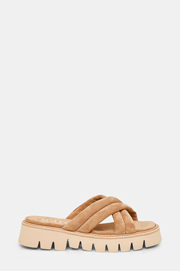 TAN SUEDE SLIPPER