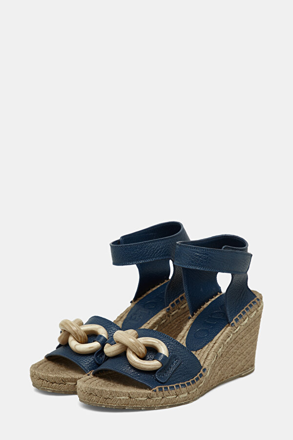 NAVY BLUE LEATHER SHOES 2