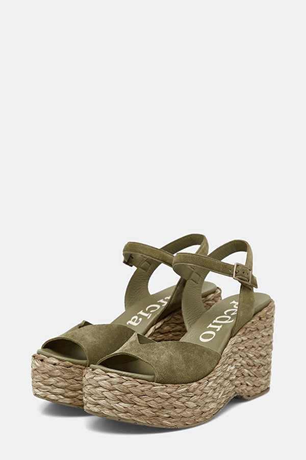 KHAKI LEATHER SHOES 2