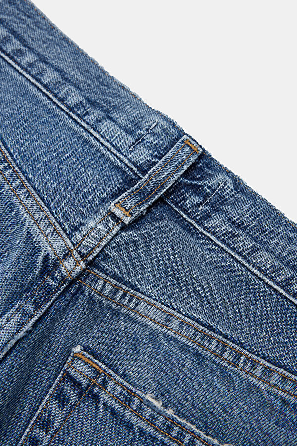 BLUE STRAIGHT CUT TROUSERS 11