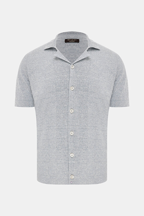 GRİ KISA KOLLU T-SHIRT