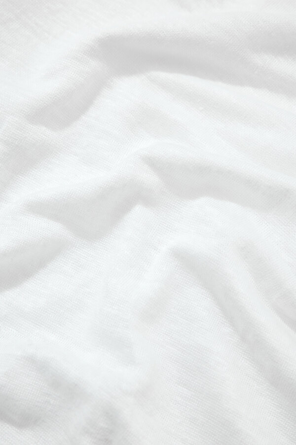 BEYAZ POLO YAKA KISA KOLLU T-SHIRT 7