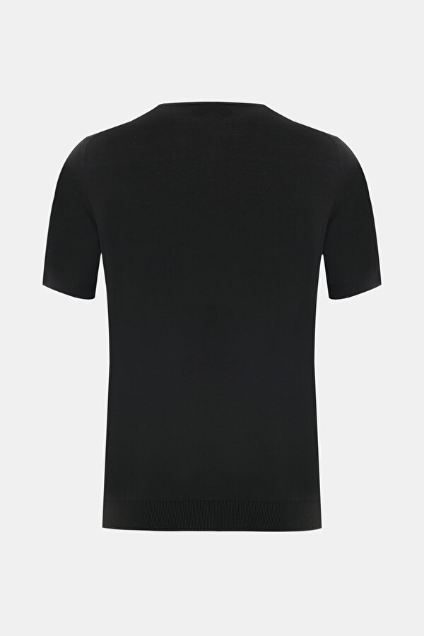 SİYAH O YAKA KISA KOLLU T-SHIRT 2
