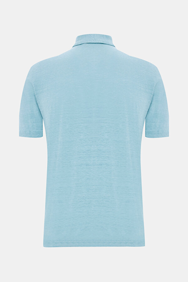 TURKUAZ POLO YAKA KISA KOLLU T-SHIRT 7