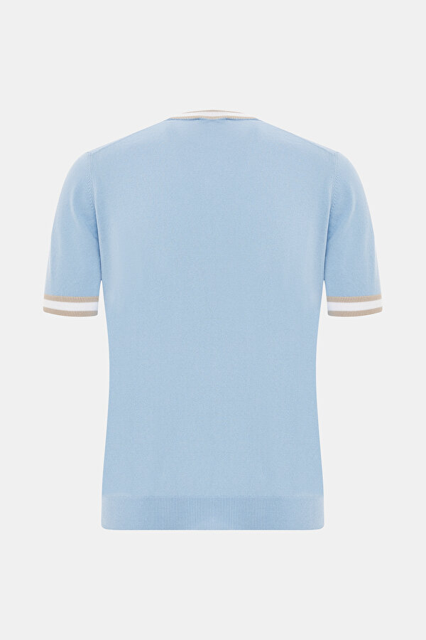 MAVİ O YAKA KISA KOLLU T-SHIRT 2