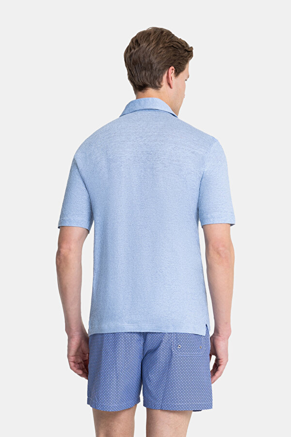 MAVİ POLO YAKA KISA KOLLU T-SHIRT 2