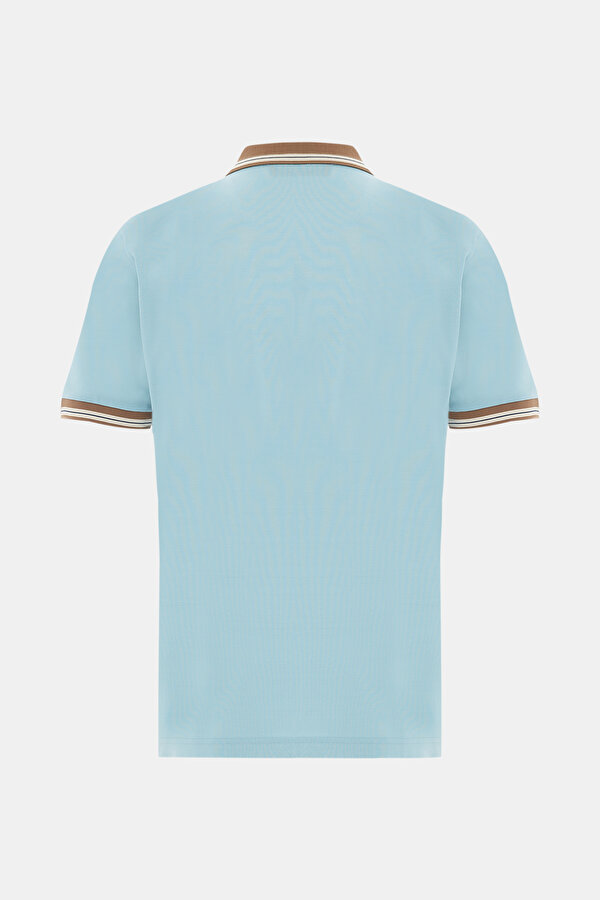 MAVİ POLO YAKA KISA KOLLU T-SHIRT 2