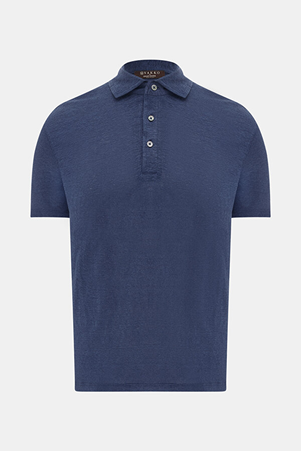 ROYAL MAVİ POLO YAKA KISA KOLLU T-SHIRT