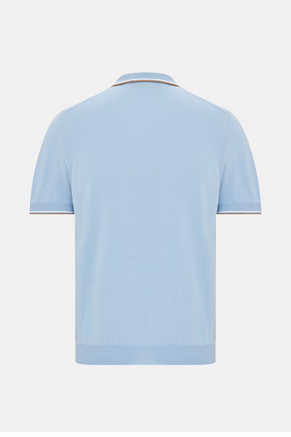 MAVİ POLO YAKA KISA KOLLU T-SHIRT 2