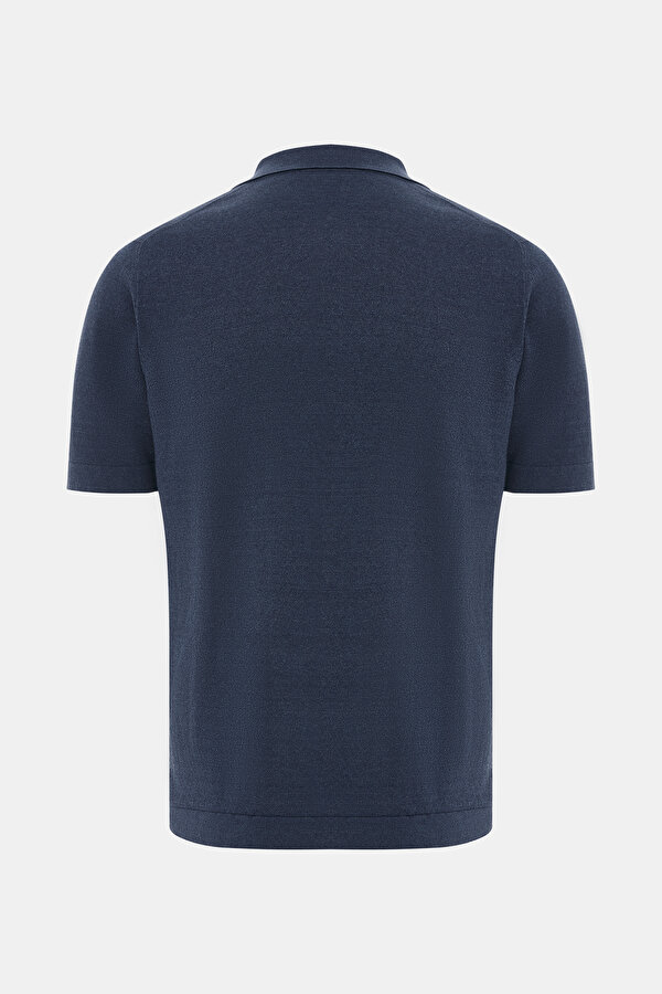 LACİVERT KISA KOLLU T-SHIRT 2