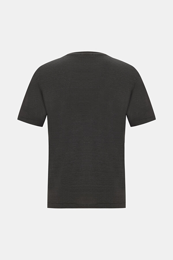 SİYAH O YAKA KISA KOLLU T-SHIRT 2