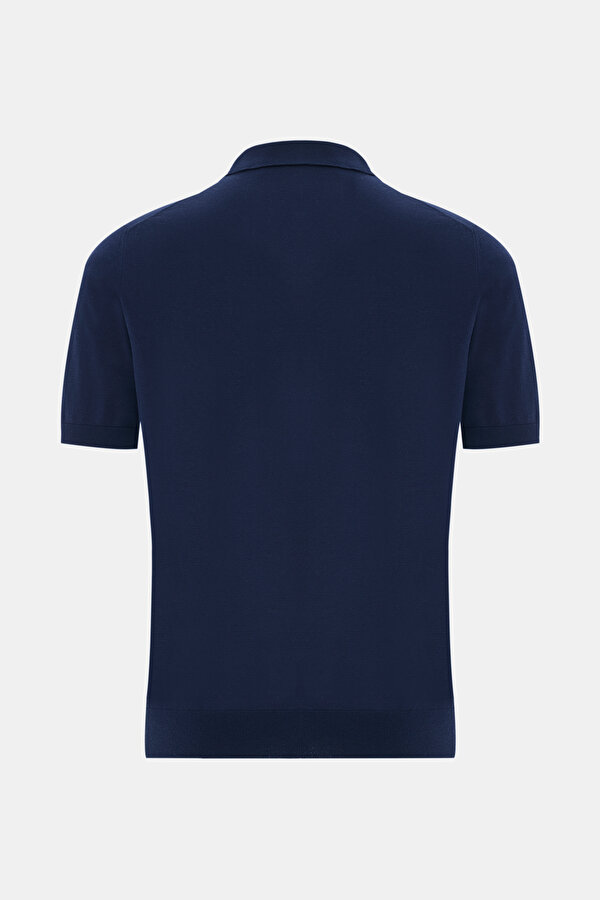 LACİVERT POLO YAKA KISA KOLLU T-SHIRT 7