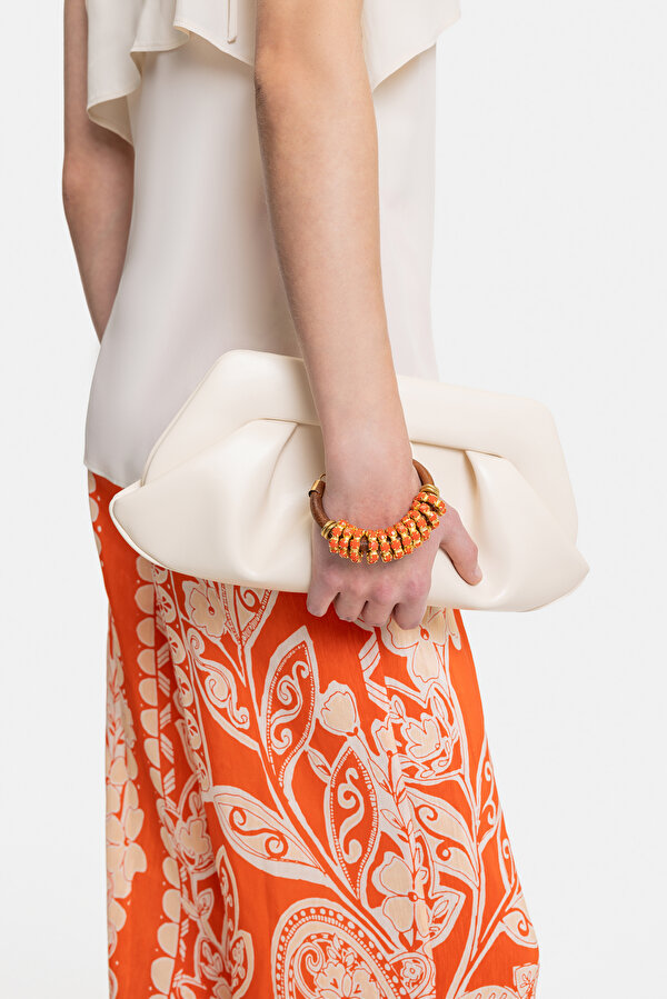 CREAM V NECK SLEEVELESS SUSPENDER BLOUSE 6
