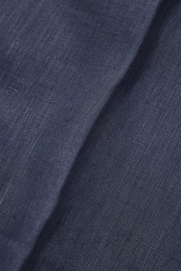 NAVY BLUE STRAIGHT CUT TROUSERS 7