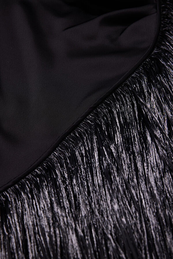 BLACK MIDI DRESS 6