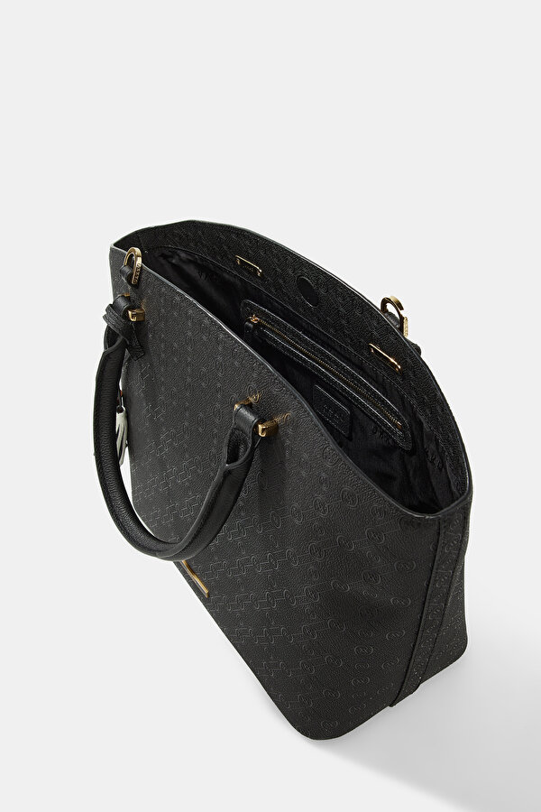 BLACK MONOGRAM BAG 6