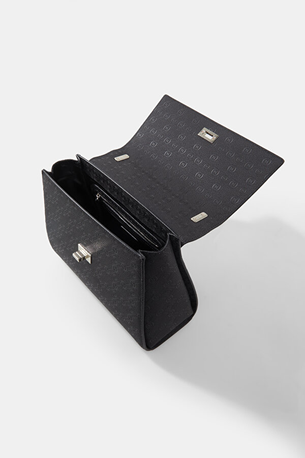 BLACK MONOGRAM BAG 7