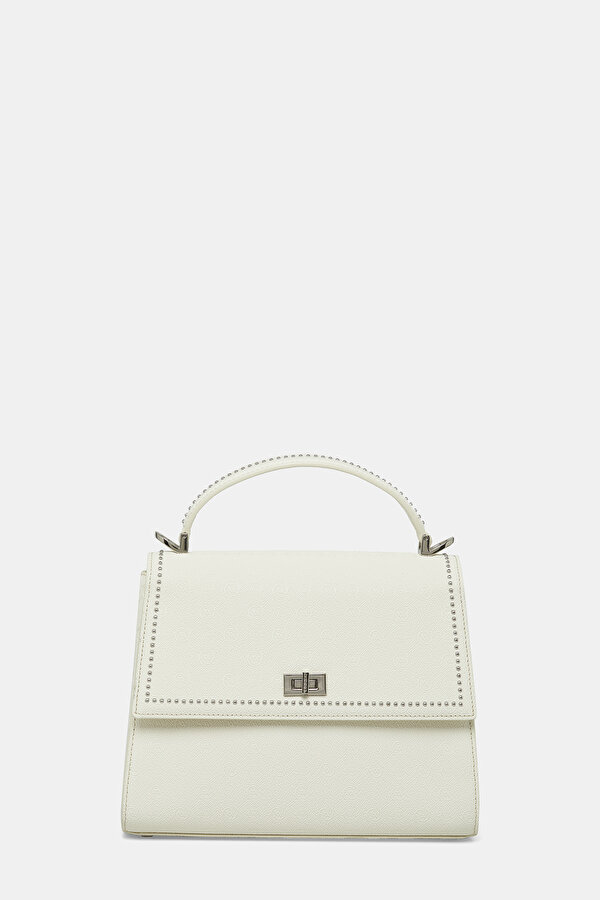 CREAM MONOGRAM BAG
