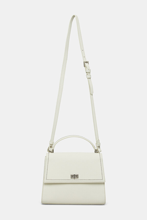CREAM MONOGRAM BAG 2