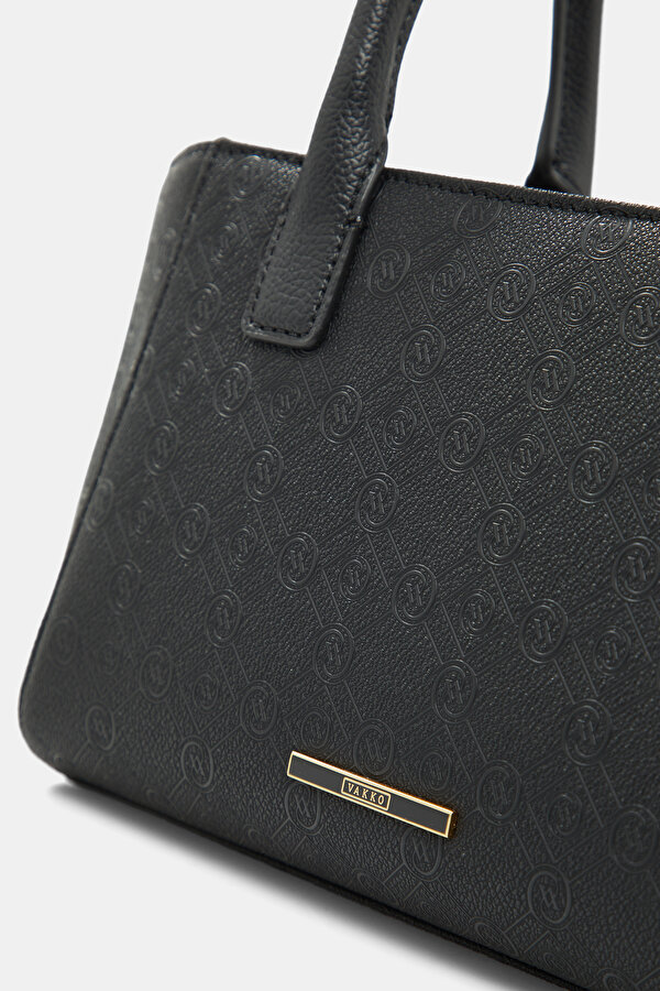 BLACK MONOGRAM BAG 6