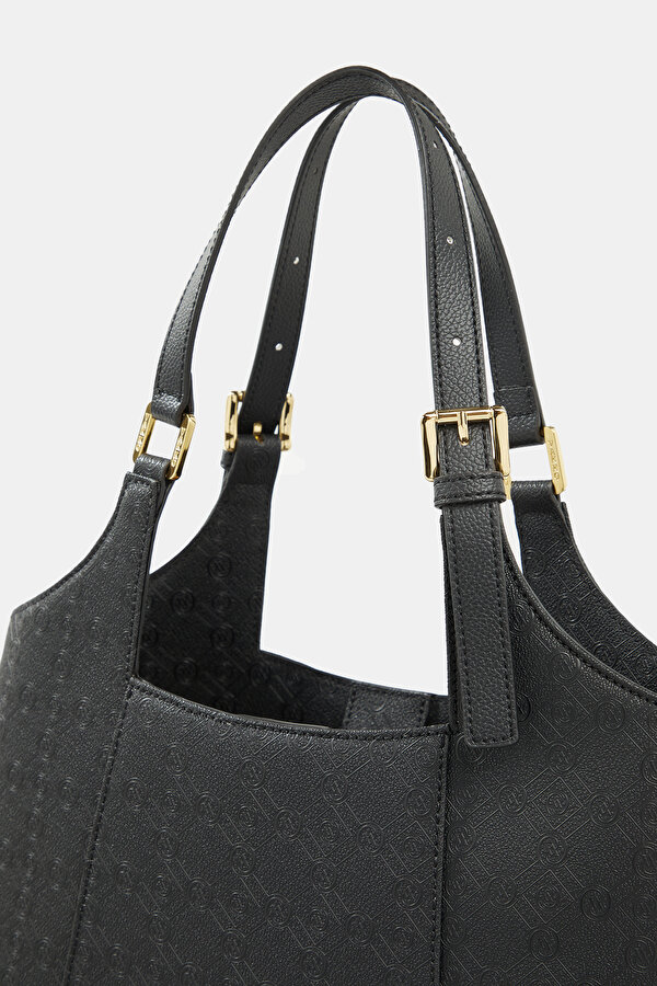 BLACK MONOGRAM BAG 6