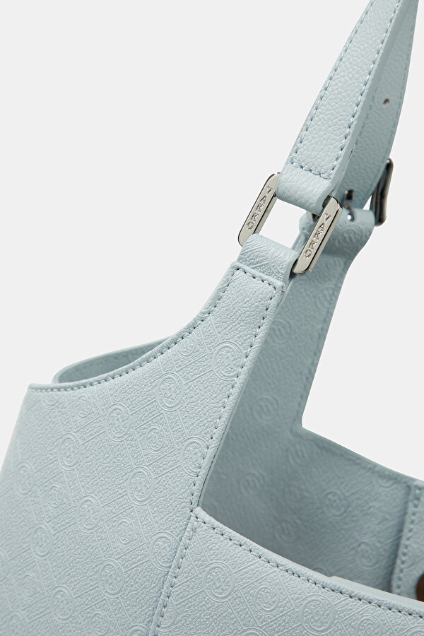 CREAM MONOGRAM BAG 6