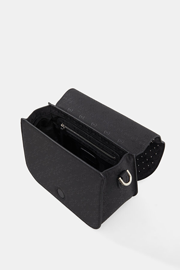 BLACK MONOGRAM BAG 7