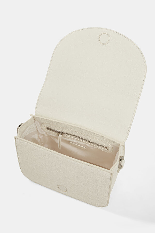 CREAM MONOGRAM BAG 6