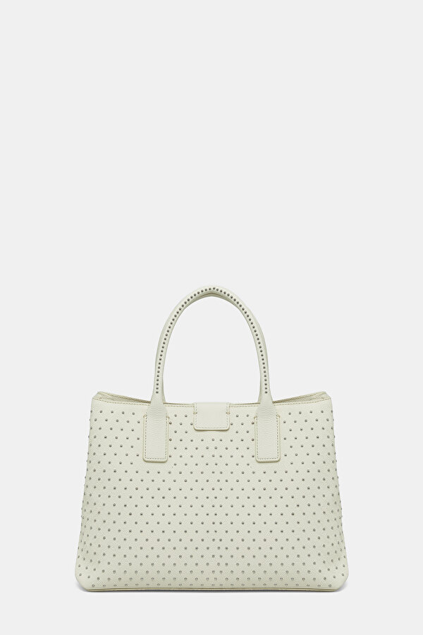 CREAM MONOGRAM BAG