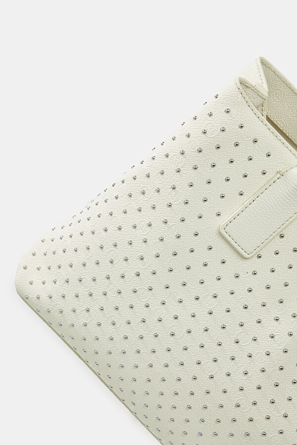 CREAM MONOGRAM BAG 6