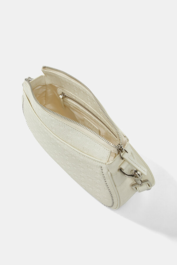CREAM MONOGRAM BAG 6