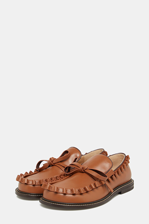TAN LEATHER SHOE 2