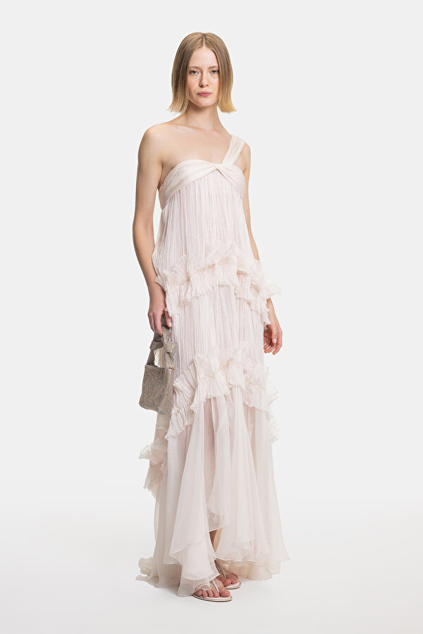 LIGHT PINK SLEEVELESS DRESS