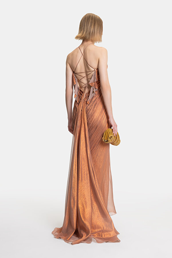 BRONZE SLEEVELESS DRESS 2