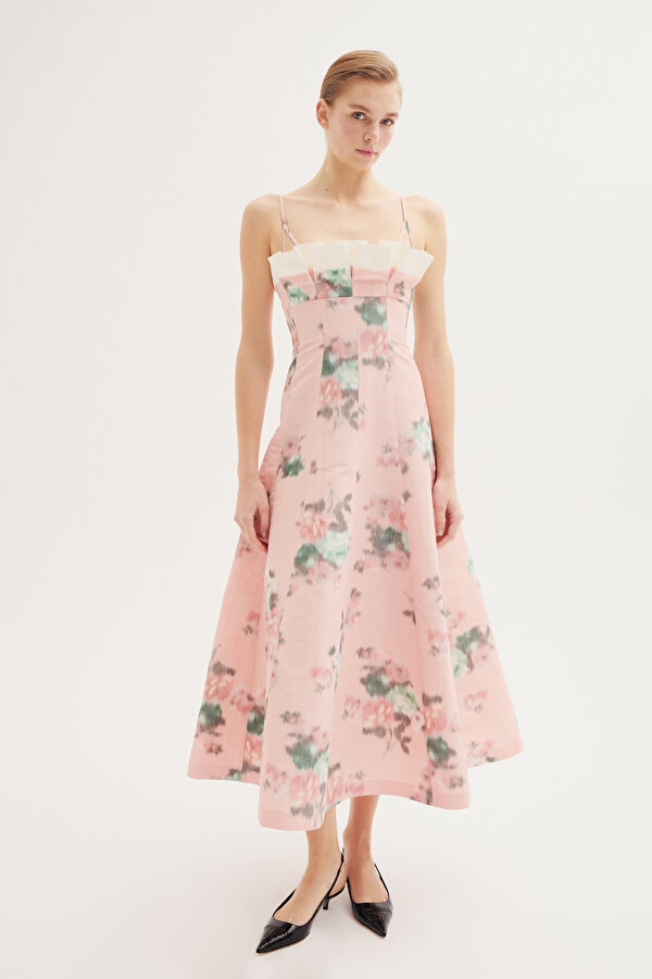 PINK MIDI DRESS