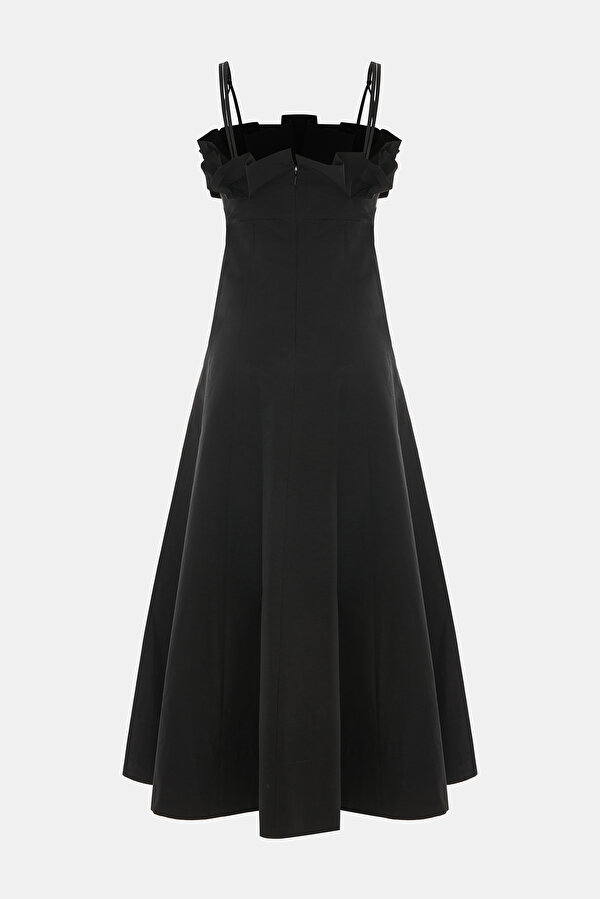 BLACK MIDI DRESS 2